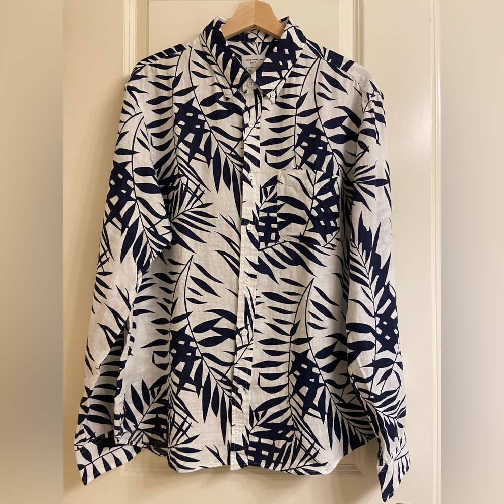 Club Moncao Linen Button Down Shirt - Brand New with Tag